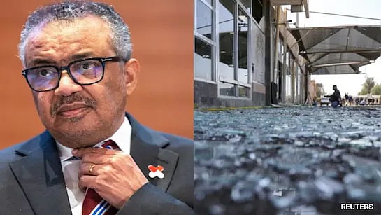 ஏமனில் இஸ்ரேல் தாக்குதல் : மயிரிழையில் உயிர் தப்பிய உலக சுகாதார அமைப்பின் தலைவர்... பின்னணி என்ன ? 