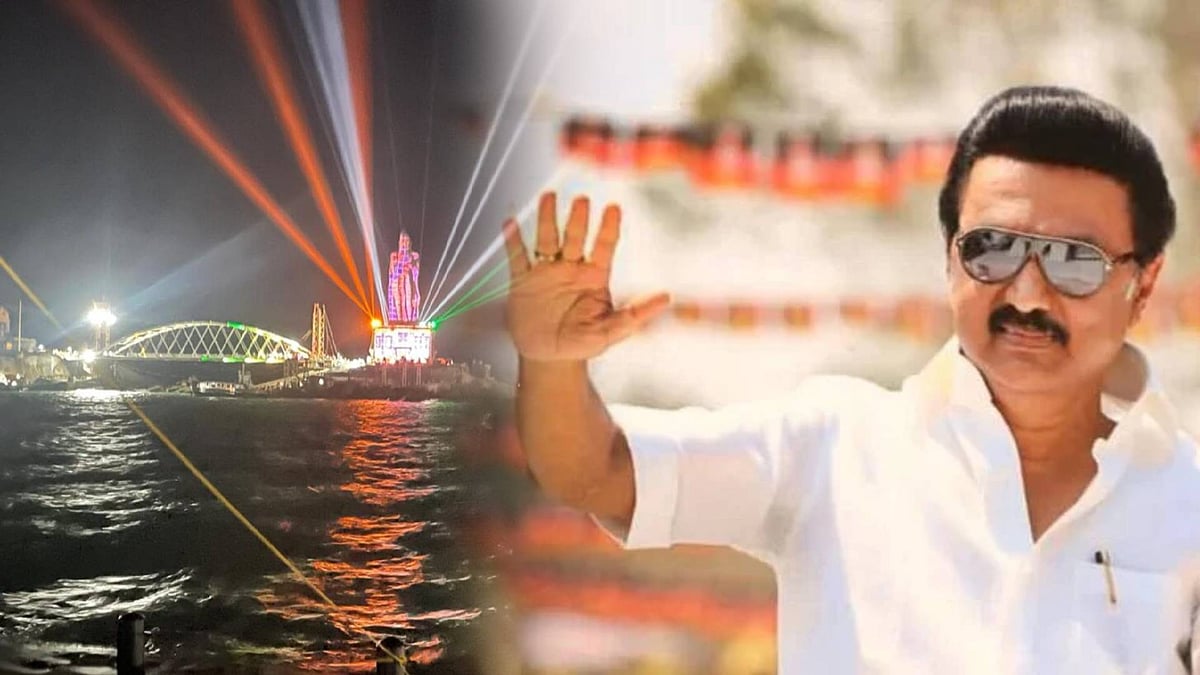 திருவள்ளுவர் சிலை முதல் விவேகானந்தர் பாறை வரை கண்ணாடி பாலம் : நாளை திறந்து வைக்கிறார் முதலமைச்சர் ! 