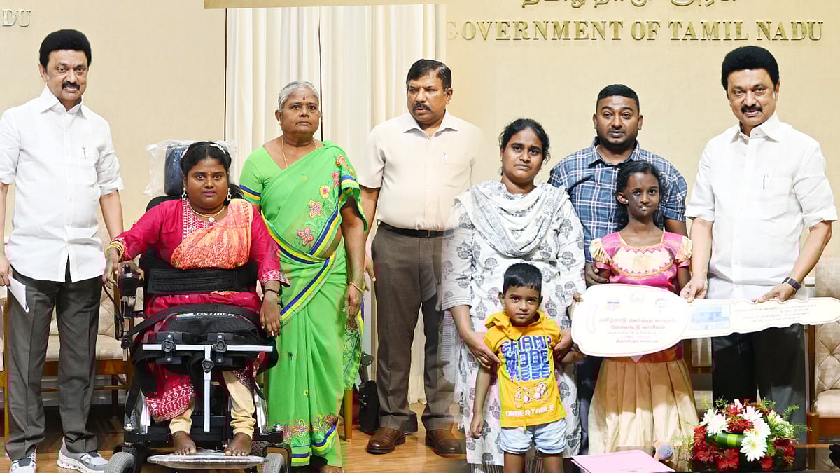 சிறுமி டானியா, மாற்றுத்திறனாளி அனுசுயா ஆகியோருக்கு புதிய வீடு.. சாவியை வழங்கி முதலமைச்சர் வாழ்த்து !