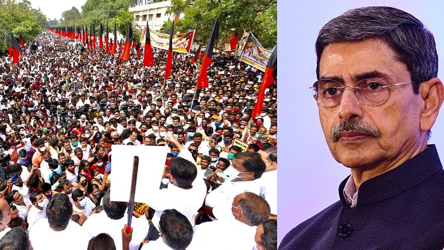 தமிழ்நாட்டில் அத்துமீறும் ஆளுநர் : நாளை தமிழ்நாடு முழுவதும் தி.மு.க ஆர்ப்பாட்டம் அறிவிப்பு!