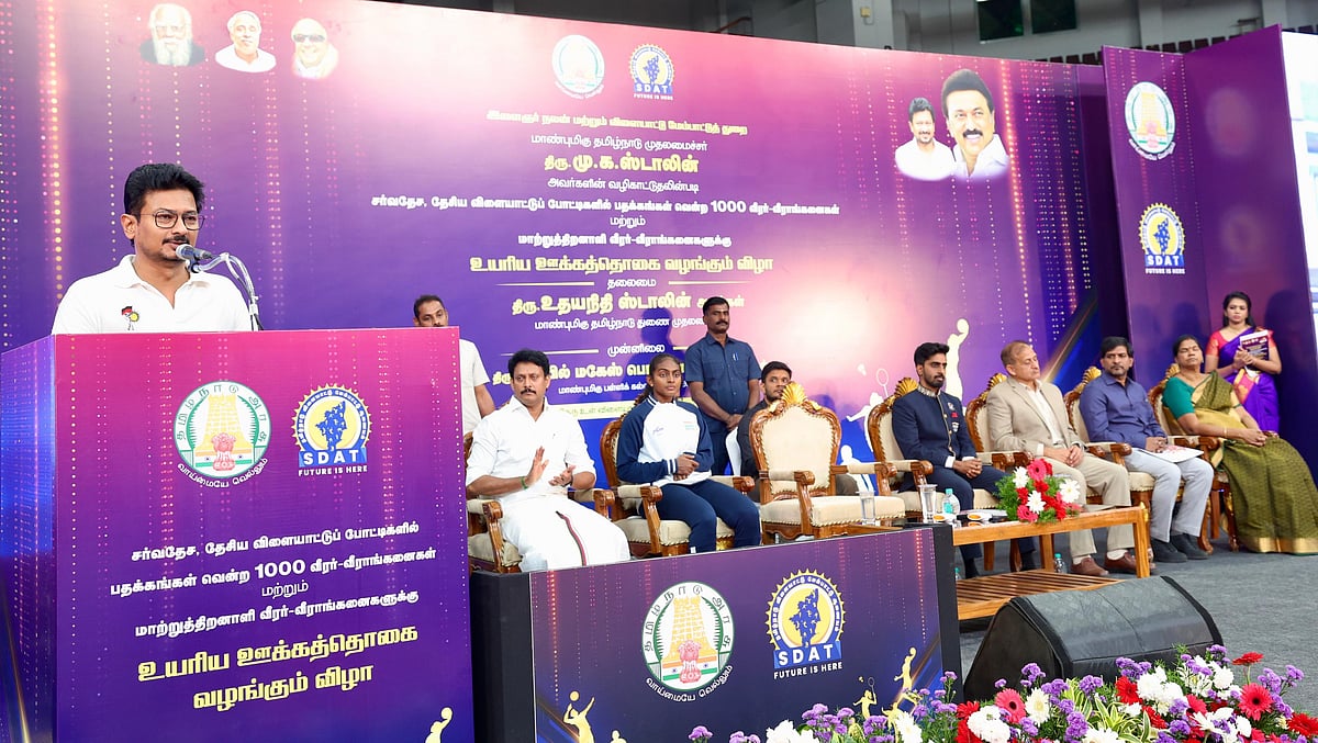 ”விளையாட்டு வீரர்களுக்கு பொருளாதாரம் ஒரு தடையாகவே இருக்கக் கூடாது” : துணை முதலமைச்சர் உதயநிதி பேச்சு!
