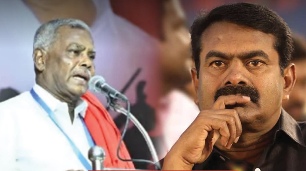 ”அநாகரீகமான பேச்சுக்கு சீமான் மன்னிப்புக் கேட்க வேண்டும்” : பெ.சண்முகம் வலியுறுத்தல்!