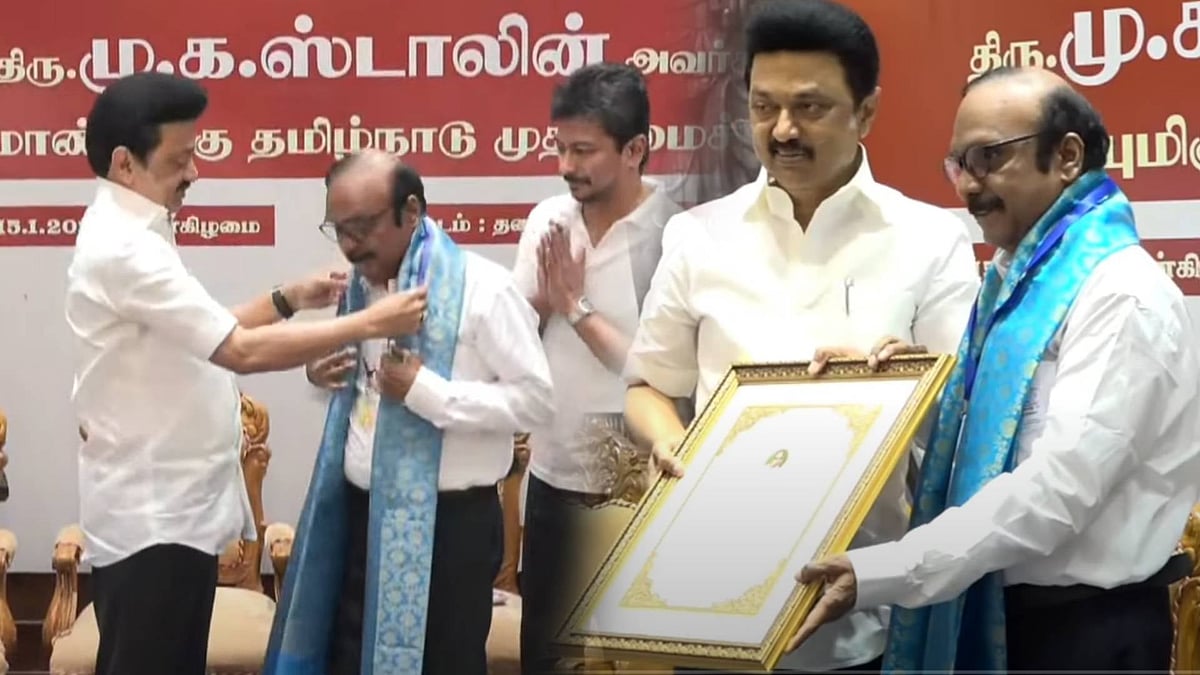 தமிழ்நாடு அரசின் 10 விருதுகள்... விருதாளர்களுக்கு வழங்கி கௌரவித்தார் முதலமைச்சர் மு.க.ஸ்டாலின்!