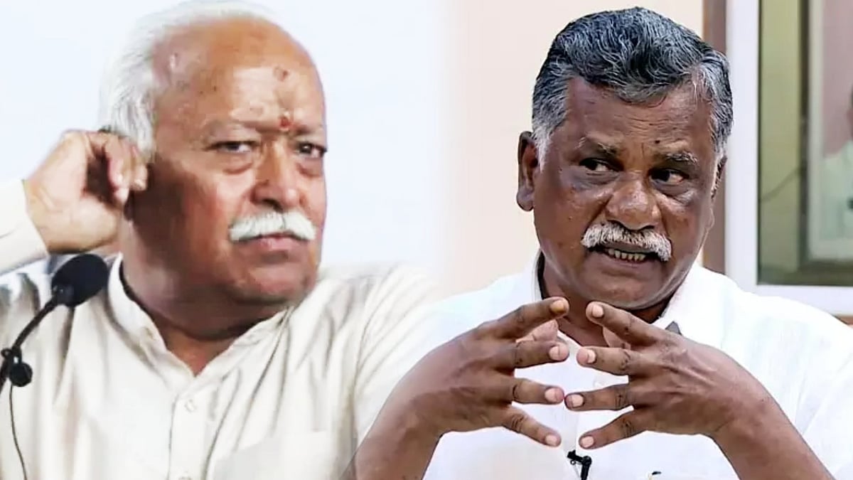 இந்தியாவுக்கு 1947ல் சுதந்திரம் கிடைக்கவில்லை என்ற RSS தலைவர் கைது செய்யப்படவேண்டும்  -முத்தரசன் ! 