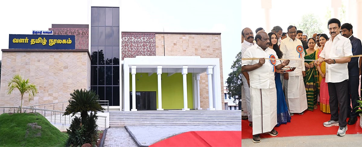 அழகப்பா பல்கலைக்கழகத்தில் வளர்தமிழ் நூலகம் - திருவள்ளுவர் சிலை : முதலமைச்சர் திறந்து வைத்தார்!