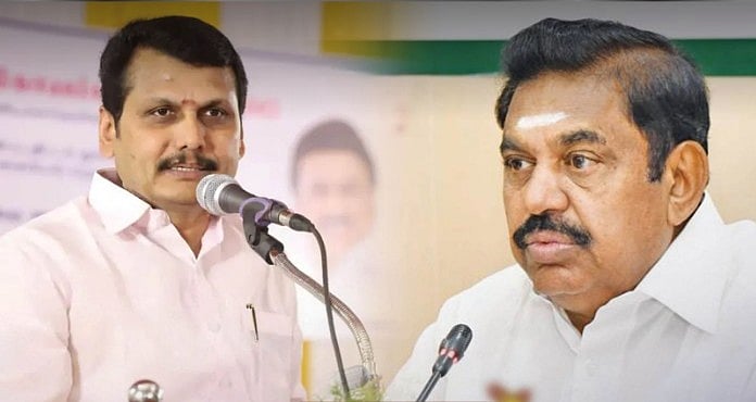 ”பதவி வியாபாரி பழனிசாமி” : அமைச்சர் செந்தில்பாலாஜி கடும் தாக்கு!