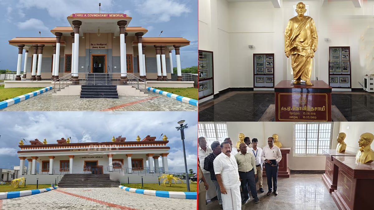 விழுப்புரத்தில் ரூ.5.7 கோடியில் சமூகநீதிப் போராளிகள் மணிமண்டபம்... - நாளை திறந்து வைக்கிறார் முதலமைச்சர்!