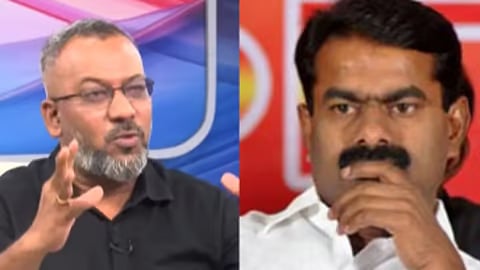 "பிரபாகரன் குறித்து சீமான் சொல்வது அனைத்துமே தவறான தகவல்"- அம்பலப்படுத்திய ஒளிப்பதிவாளர் சந்தோஷ் ! 