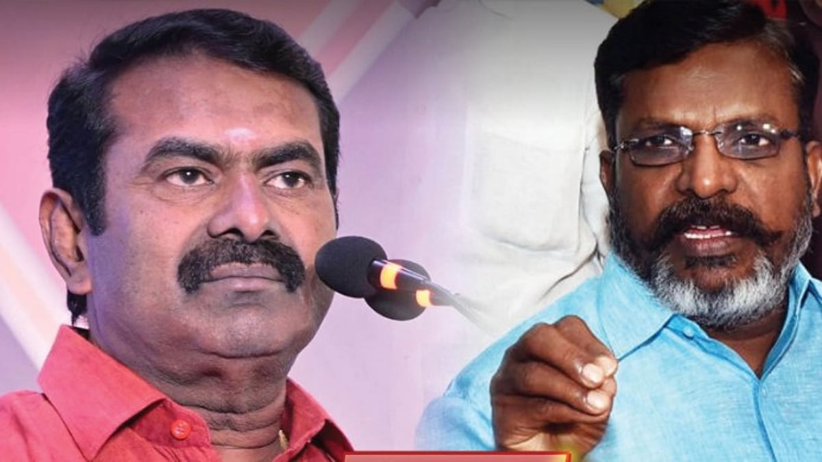 ”பா.ஜ.கவின் கொள்கை பரப்பு செயலாளர் சீமான்” : தொல்.திருமாவளவன் குற்றச்சாட்டு!