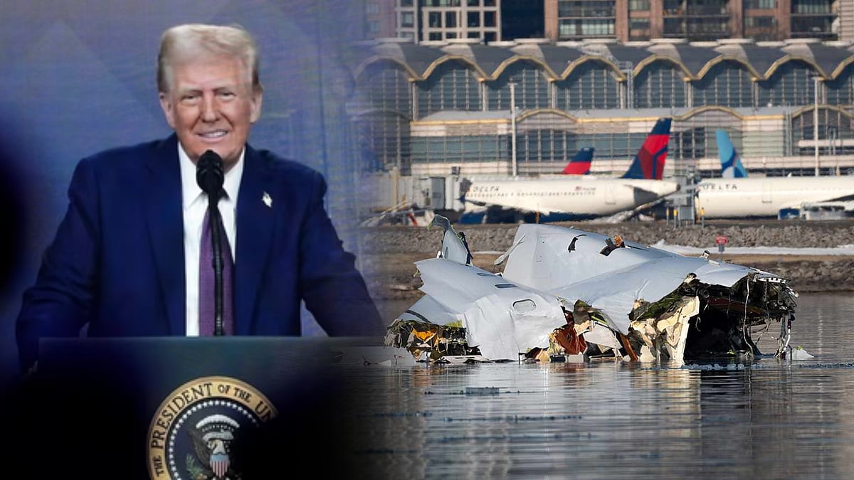 "விமான விபத்துக்கு முந்தைய ஜோ பைடன் அரசே காரணம்"- அமெரிக்க அதிபர் டிரம்ப் குற்றச்சாட்டு ! 