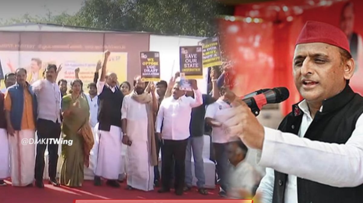 ”தி.மு.க முன்னெடுக்கும் போராட்டத்திற்கு சமாஜ்வாதி துணை நிற்கும்” : டெல்லியில் அகிலேஷ் உறுதி!