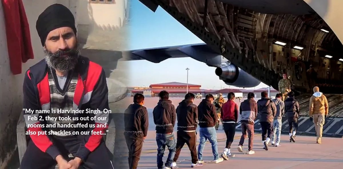 “இந்தியர்களுக்கு கை விலங்குகள் போட்டிருக்கக் கூடாது!” : எதிர்க்கட்சி தலைவர் ராகுல் காந்தி கண்டனம்!