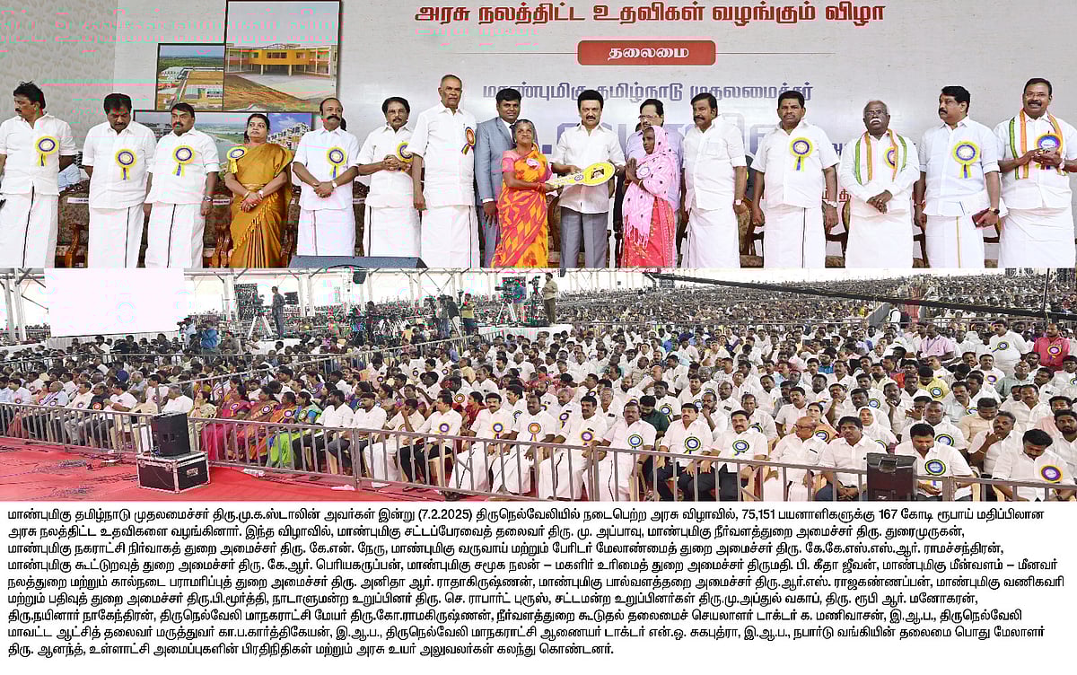 ரூ.309 கோடியே 5 லட்சம் : 20 புதிய திட்டப் பணிகளுக்கு அடிக்கல் நாட்டினார் முதலமைச்சர்! 