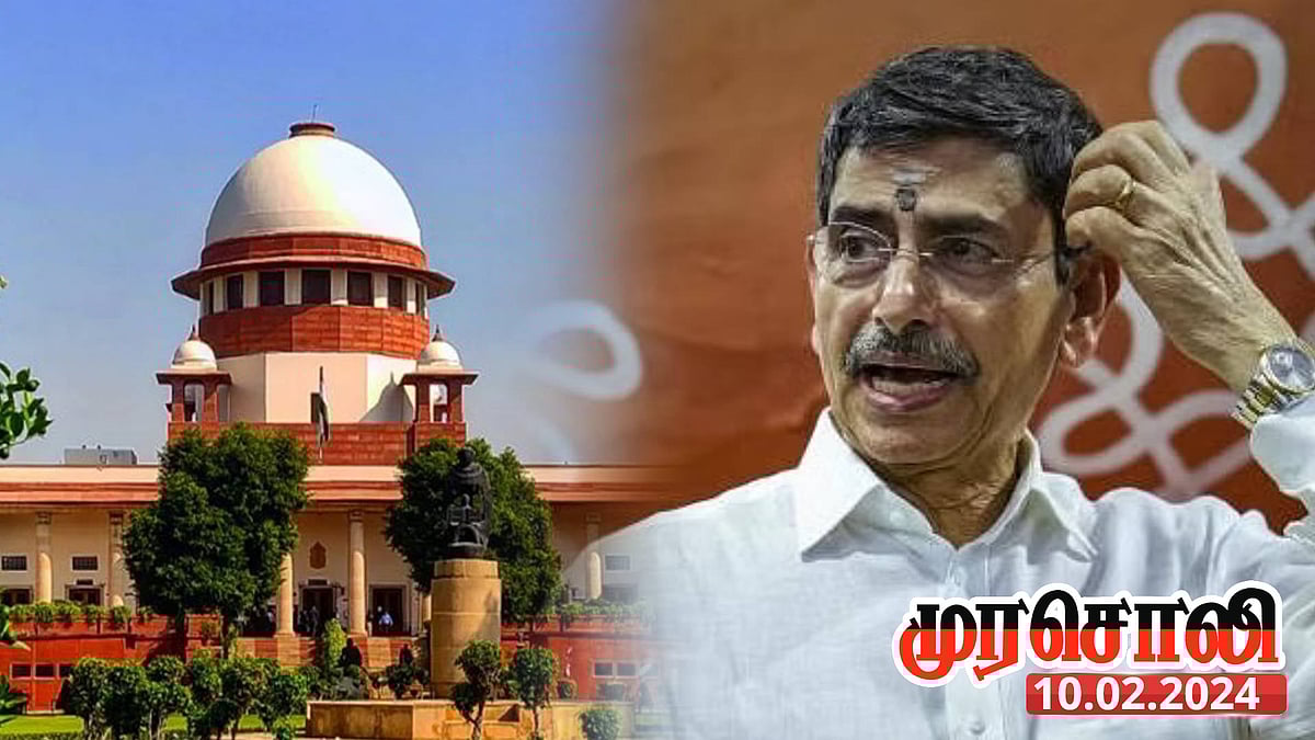 “ஆளுநரை உச்சந்தலையில் கொட்டிய உச்சநீதிமன்றம்” : முரசொலி தலையங்கம் கடும் விமர்சனம் !