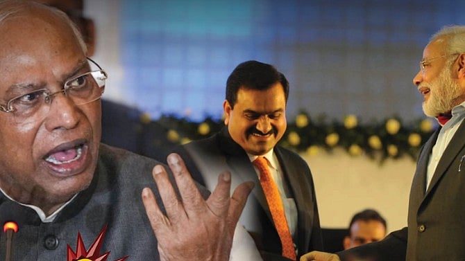 "அதானிக்காக தேச பாதுகாப்பை பற்றி கவலைப்படாதா மோடி அரசு" : மல்லிகார்ஜூன கார்கே குற்றச்சாட்டு!