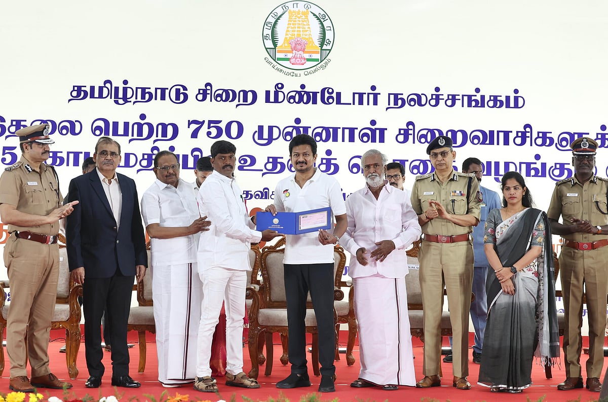 750 முன்னாள் சிறைவாசிகளுக்கு சுயதொழில்.. ரூ.3.75 கோடிக்கான காசோலைகளை வழங்கினார் துணை முதலமைச்சர் உதயநிதி!
