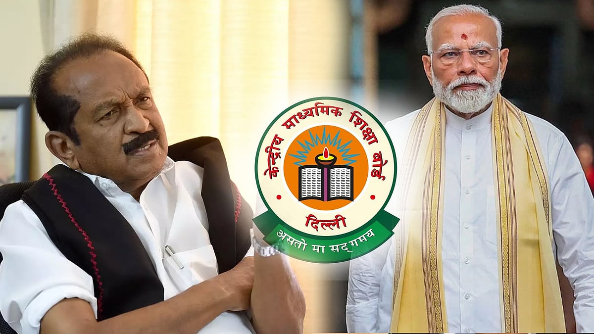 “கல்வித்துறையில் கொடுங்கோல் ஆட்சி செய்ய முற்படும் ஒன்றிய பா.ஜ.க அரசு” : வைகோ கண்டனம்!