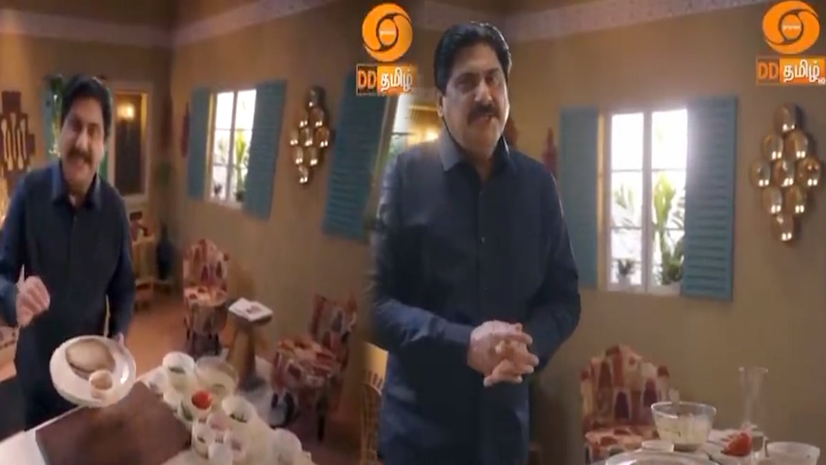 DD தமிழில் இந்தியில் சமையல் நிகழ்ச்சி...  தமிழ்நாட்டை இந்திமயமாக்கத் துடிக்கும் பாஜக அரசு! 