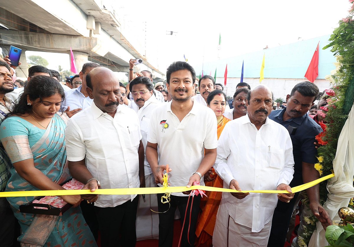 திருவான்மியூரில் பயன்பாட்டுக்கு வந்த 'U' வடிவ மேம்பாலம், நடைமேம்பாலம்: துணை முதலமைச்சர் திறந்துவைத்தார்!