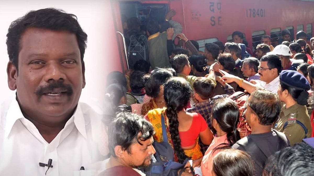 கும்பமேளா ரயில் பரிதாபங்கள் :  "பொய் பேசுவதற்கு அமைச்சர் வெட்கப்படவேண்டும்" - செல்வப்பெருந்தகை !