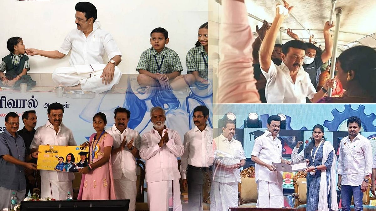 திரும்பிய திசையெல்லாம்  திராவிட மாடல் அரசின் திட்டங்கள் : இந்தியாவில் சிறந்த மாநிலம் தமிழ்நாடு!