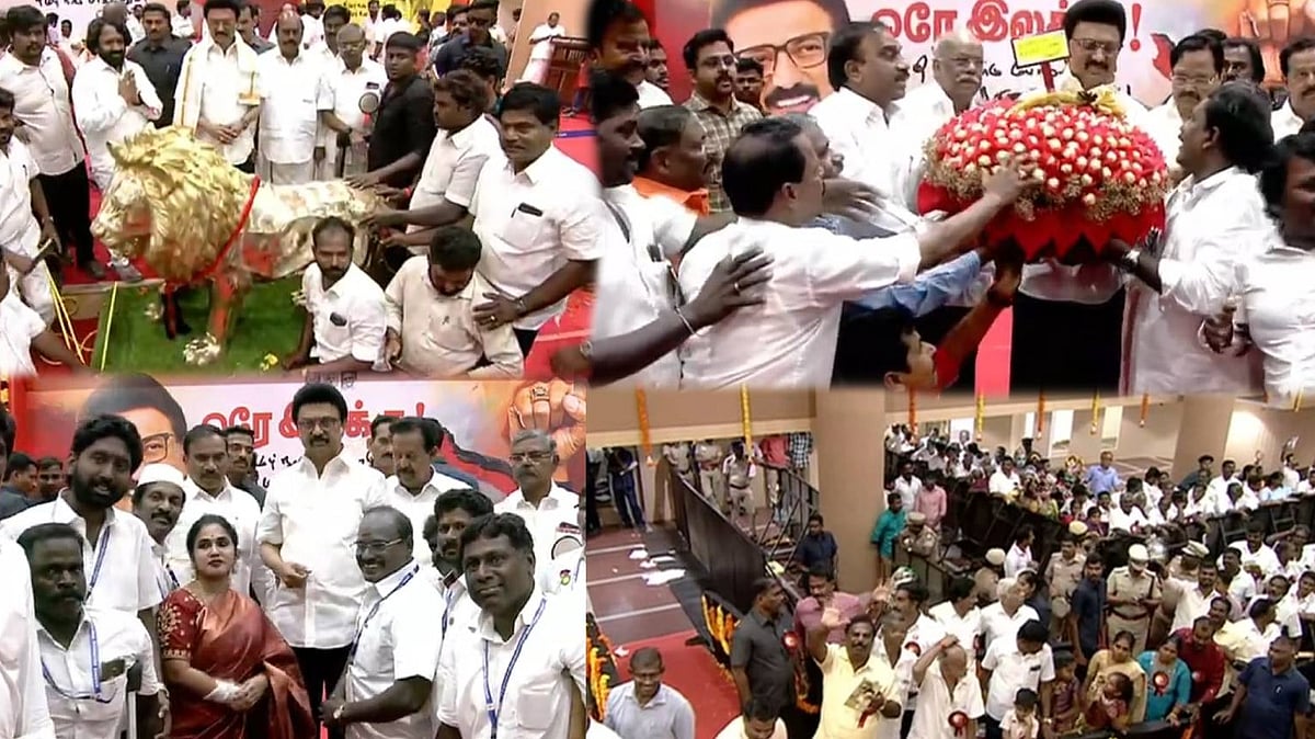 4 மணி நேரம் : உடன்பிறப்புகளிடம் வாழ்த்து பெற்றுவரும் திராவிட நாயகர்!