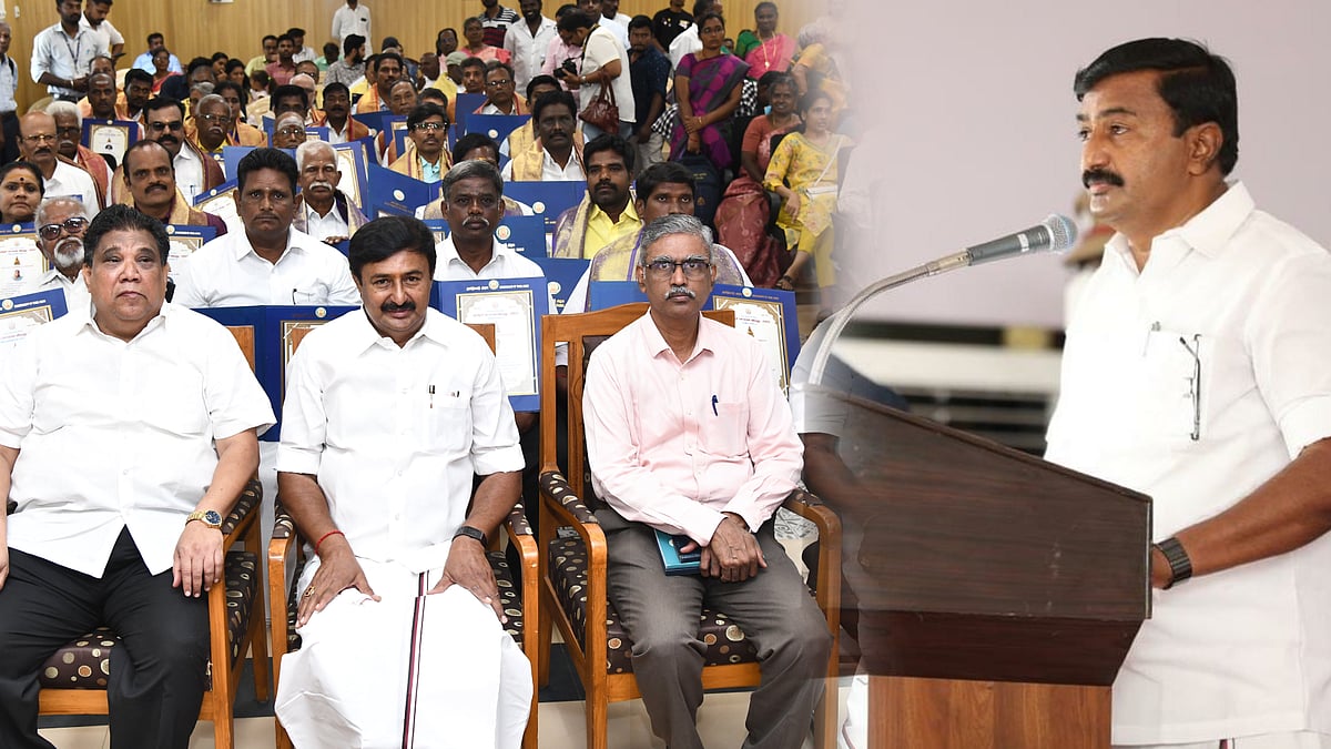 “இந்தி ஆதிக்கத்துக்கு எதிராக நின்றதால் 45 நாட்கள் சிறையில் இருந்தேன்..” -அமைச்சர் MP சாமிநாதன் பெருமிதம்!