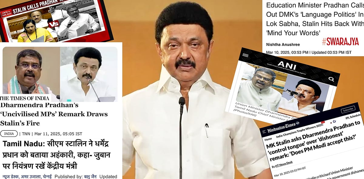 இந்தியாவின் மாநில சுயாட்சி குரல்... ஆங்கில, இந்தி ஊடகங்களில் தலைப்புச் செய்தியாக நமது முதலமைச்சர்!