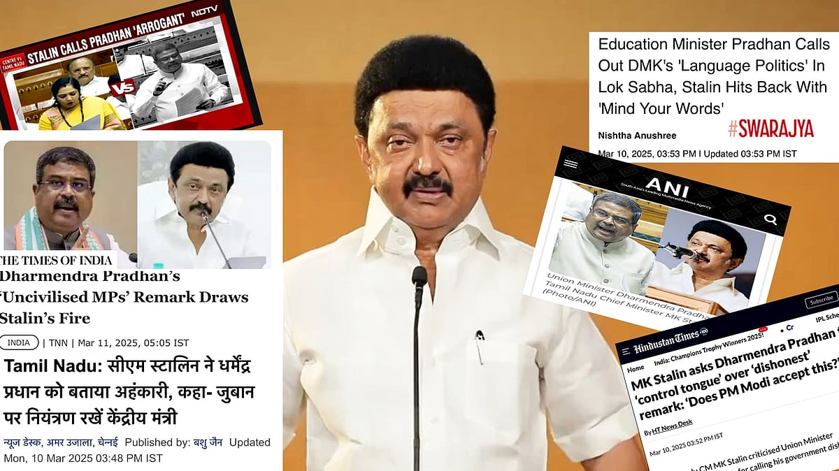 இந்தியாவின் மாநில சுயாட்சி குரல்... ஆங்கில, இந்தி ஊடகங்களில் தலைப்புச் செய்தியாக நமது முதலமைச்சர்!