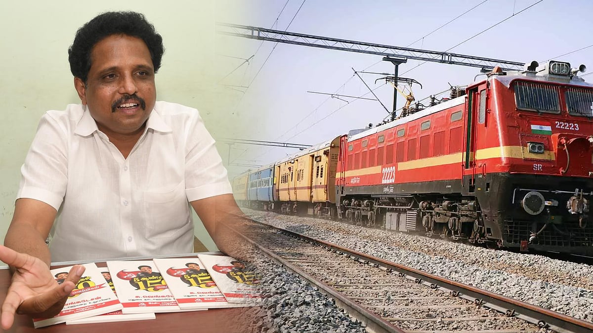 "தமிழ்நாட்டில் 6000 பேருக்கு மையம் கண்டுபிடிக்க முடியவில்லையா" - ரயில்வேக்கு சு.வெங்கடேசன் MP கண்டனம் !