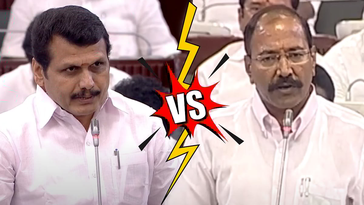 அமைச்சர் செந்தில் பாலாஜி vs தங்கமணி : “அதிமுக ஆட்சியால் மாதத்துக்கு ரூ.16,500 கோடி வட்டி கட்டுகிறோம்”