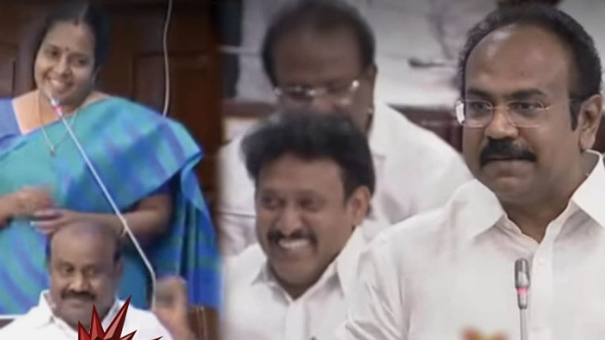 'கவனமாக இருங்கள்' - அதிமுகவை எச்சரித்த அமைச்சர் தங்கம் தென்னரசு : சிரித்த வானதி சீனிவாசன்!