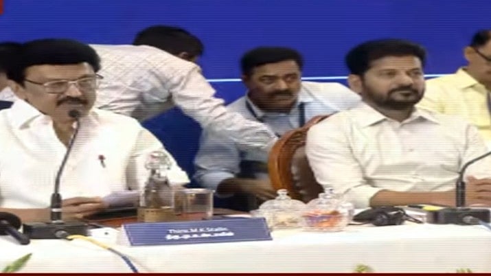 தொகுதி மறுசீரமைப்பு :  மு.க.ஸ்டாலின் தலைமையில் ’கூட்டு நடவடிக்கைக் குழு கூட்டம்’ - சென்னையில் தொடங்கியது!