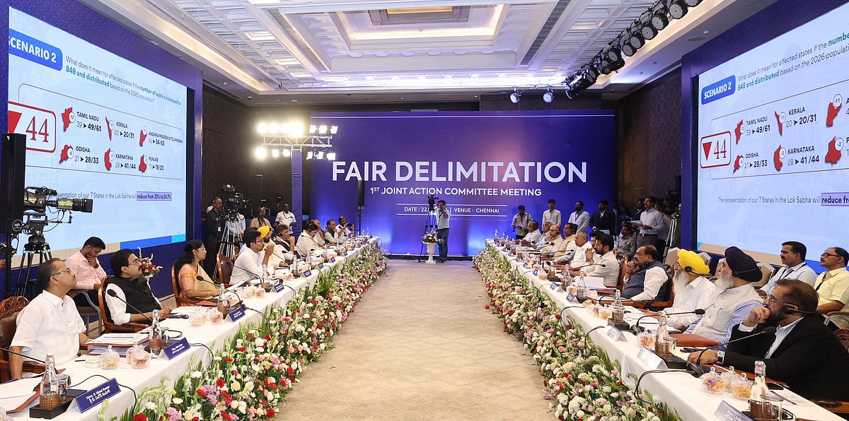 தொகுதி மறுசீரமைப்புக்கு எதிரான ‘முதல் கூட்டு நடவடிக்கை குழுக் கூட்டம்’ : துணை முதலமைச்சரின் விரிவான உரை!