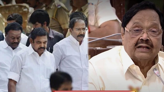 ”நீங்கள் விவசாயிகள் என்றால் நாங்கள் என்ன IAS-ஆ?” : பேரவையில் பழனிசாமிக்கு அமைச்சர் துரைமுருகன் பதிலடி!