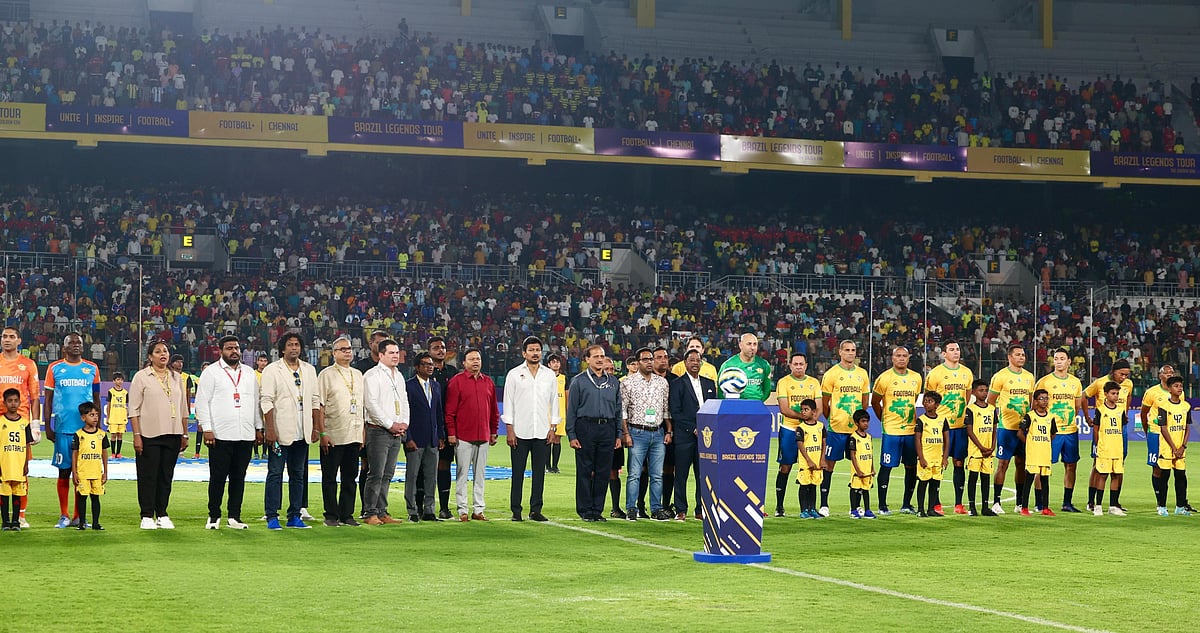 Brazil Legends VS Indian All Stars: போட்டியை தொடங்கி வைத்த துணை முதலமைச்சர் உதயநிதி: வெற்றி பெற்றது யார்?
