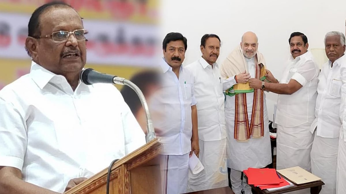 துரோகி அதிமுக - விரோதி பாஜக : இந்த கூட்டணியை மக்களை விரட்டி அடிப்பார்கள் - அமைச்சர் ரகுபதி ! 