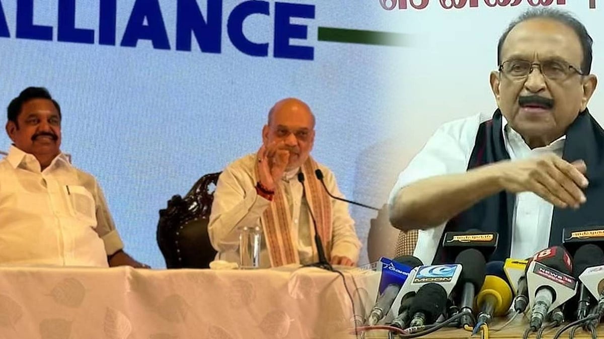 ”அமித்ஷா அருகே மௌன சாமியாக அமர்ந்திருந்த பழனிசாமி” : வைகோ பேட்டி!