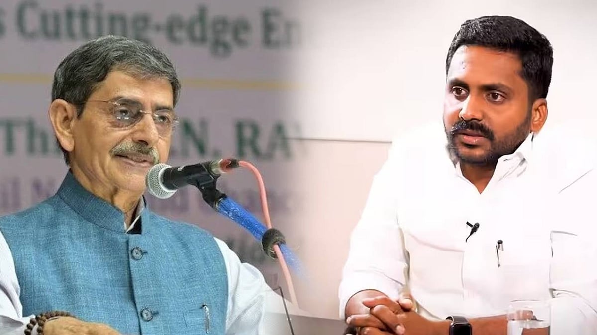 கல்லூரியில் மதவாத கோஷம் : "ஆளுநரின் அநாகரீகமான அத்துமீறலை கண்டிக்கிறோம்"  - ராஜீவ்காந்தி விமர்சனம் !