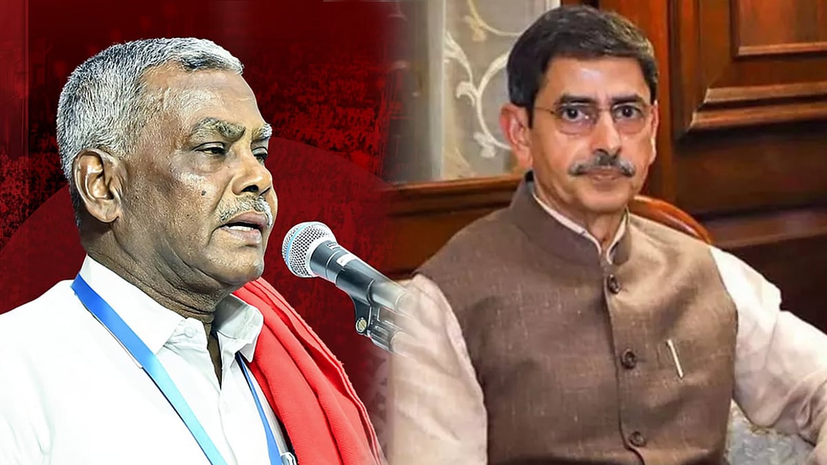 “உச்சநீதிமன்ற தீர்ப்பை அவமதிக்கும் ஆர்.என்.ரவி -  ஆளுநரின் அழைப்பை புறக்கணிக்க வேண்டும்!” : பெ.சண்முகம்!