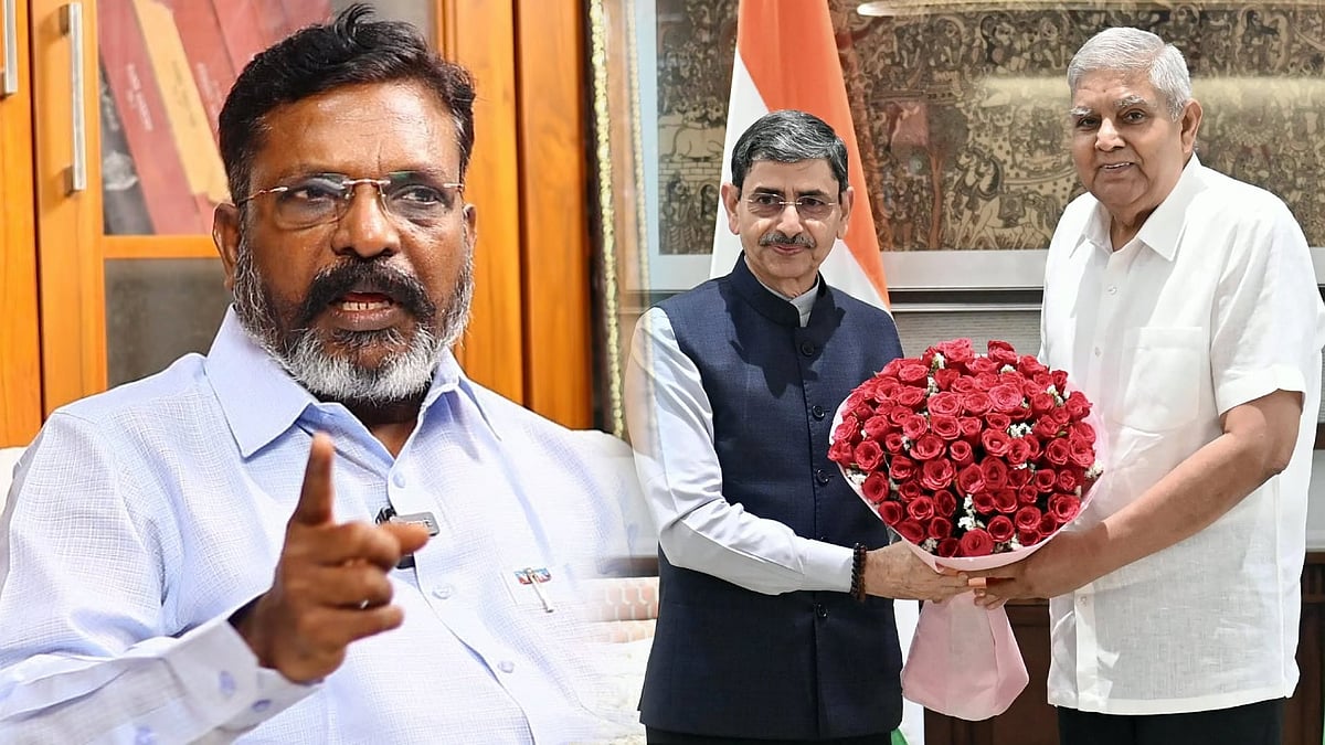 “பதவிக்காலம் முடிந்த பிறகும் வெட்கமின்றித் ஒட்டிக்கொண்டிருக்கும் ஆர்.என்.ரவி!”: தொல்.திருமாவளவன் கண்டனம்!