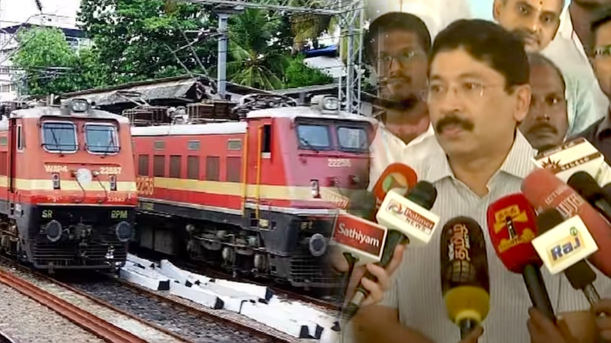 “20 இரயில்வே அலுவலர்களில் 4 பேர் மட்டுமே தமிழ்நாட்டை சேர்ந்தவர்கள்...” - தயாநிதி மாறன் பேட்டி எம்.பி.!