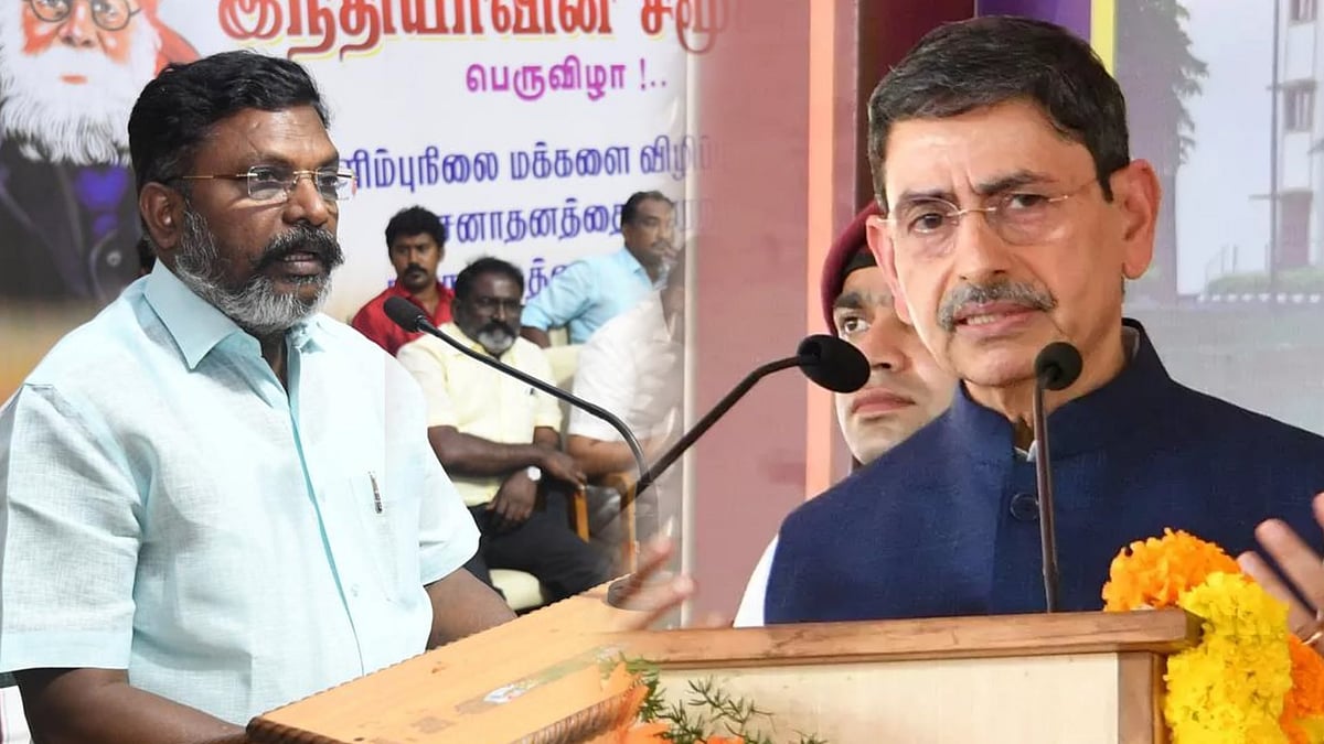 “பதவிக்காலம் முடிந்த பிறகும் வெட்கமின்றித் ஒட்டிக்கொண்டிருக்கும் ஆர்.என்.ரவி!”: தொல்.திருமாவளவன் கண்டனம்!