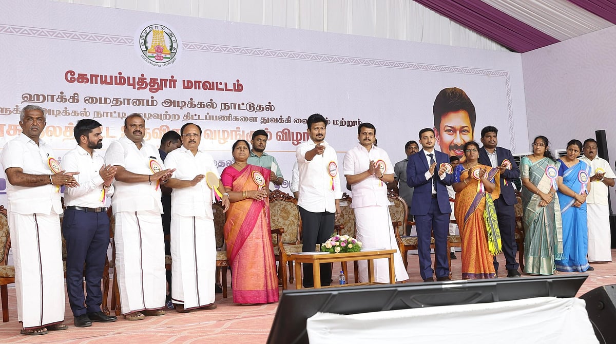 கோவையில் ரூ.82.14 கோடியில் புதிய திட்டப்பணிகள்... அடிக்கல் நாட்டினார் துணை முதலமைச்சர் உதயநிதி