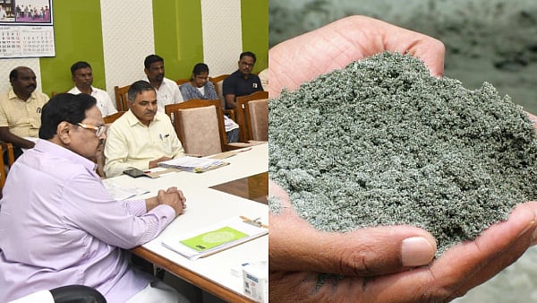 எம்-சாண்டு பி-சாண்டு & ஜல்லி விலை ரூ.1000 குறைவு.. அமைச்சர் துரைமுருகன் தலைமையிலான கூட்டத்தில் முடிவு!