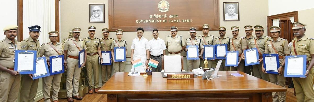 திராவிட மாடல் ஆட்சியில் காவலர்களுக்கு கொண்டுவரப்பட்ட திட்டங்கள்  - பட்டியலிட்ட முதலமைச்சர் மு.க.ஸ்டாலின்!