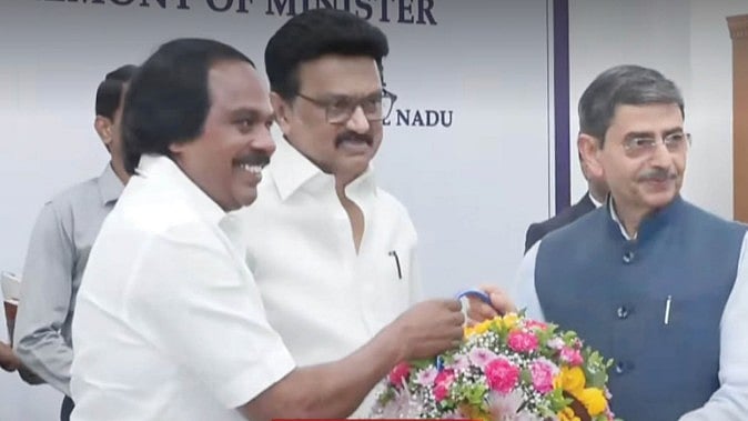 ”அமைச்சராக மீண்டும் பதவியேற்றார் மனோ தங்கராஜ்” : ஒதுக்கீடு செய்யப்பட்ட இலாகா என்ன?