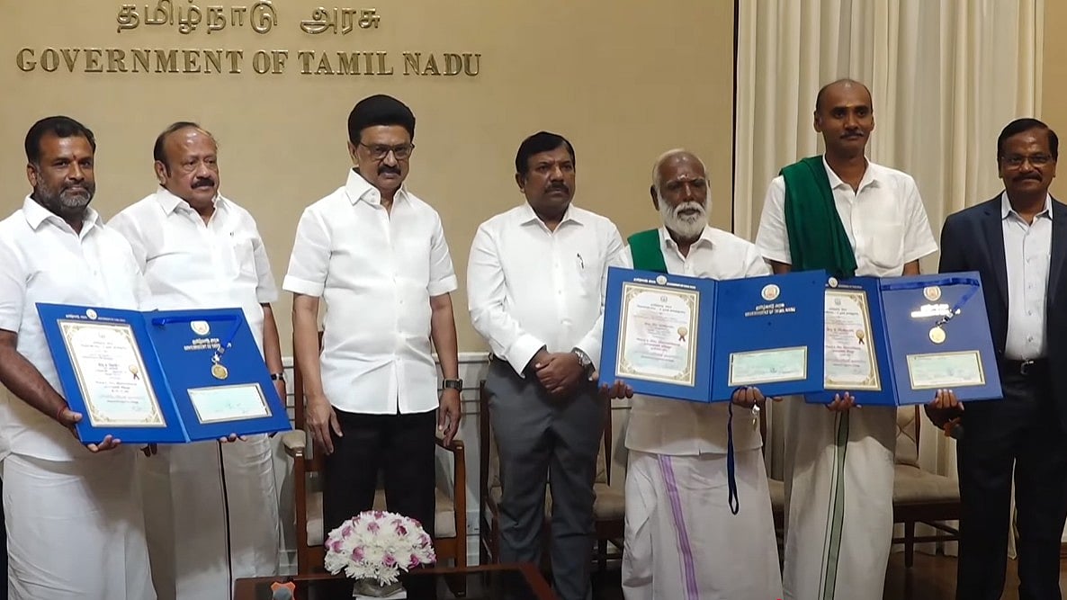 3 விவசாயிகளுக்கு ‘நம்மாழ்வார் விருது’.. முதலமைச்சர் கைகளால் விருது பெற்றவர்கள் யார்? - விவரம்!