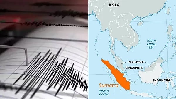 சுமத்ரா தீவில் சக்தி வாய்ந்த நிலநடுக்கம்... 2004-ம் ஆண்டு ஏற்பட்டது போல் சுனாமி அச்சத்தில் மக்கள்!