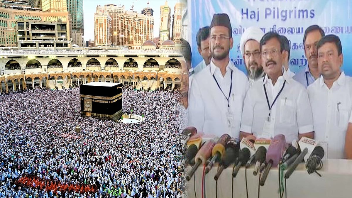 தமிழ்நாட்டிலிருந்து 14 விமானங்கள் மூலம் 5,730 பேர் ஹஜ் பயணம்! : அமைச்சர் நாசர் தகவல்!